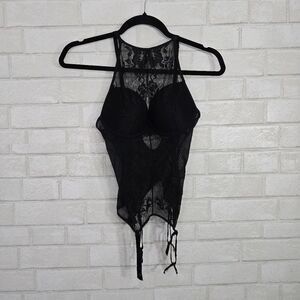 "Diane" lace teddy nightgown